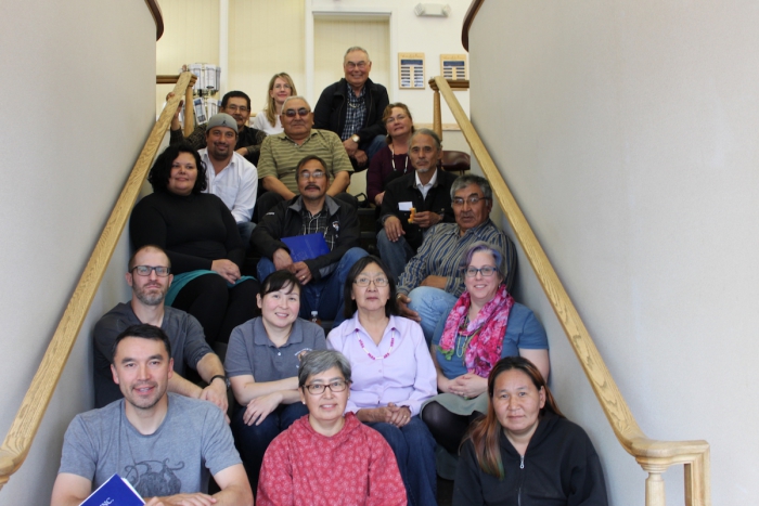 Participants, special guests, observers, and facilitators for the August 2016 Nome Workshop.  Photo courtesy of the Kawerak, Inc. Social Science Program.