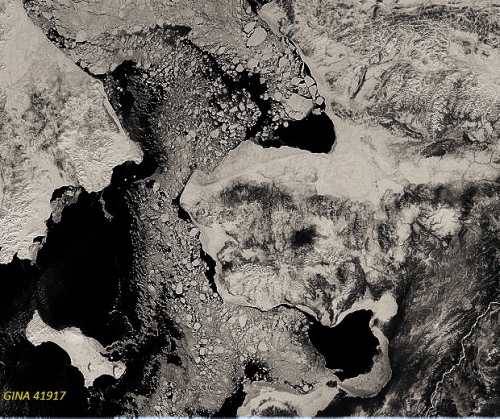 GINA image of Bering Strait