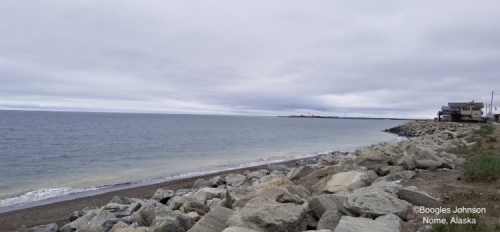 Nearshore conditions in Nome - view 1.