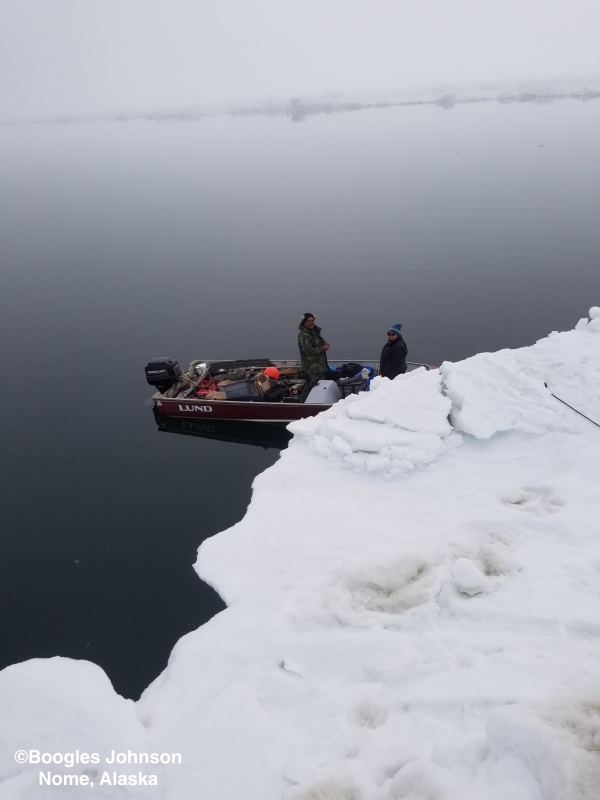 Ice conditions near Nome.