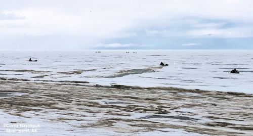 Launching boats in Shishmaref - view 6.