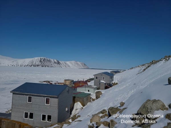 Ice conditions in Diomede - view 2.