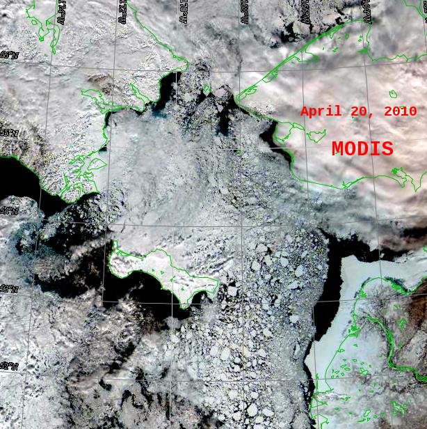 Remote sensing data closeup