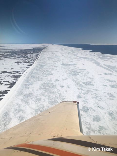 Flight to Nome around Rocky and towards Nome - view 1.